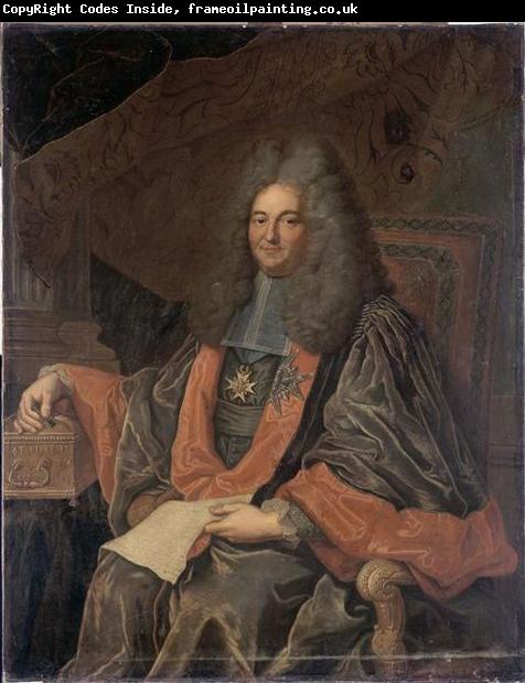 Hyacinthe Rigaud Portrait of Joseph Fleuriau d'Armenonville